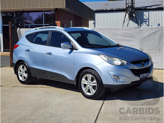 4/2012 Hyundai Ix35 Elite (awd) LM MY11 4d Wagon Blue 2.0L