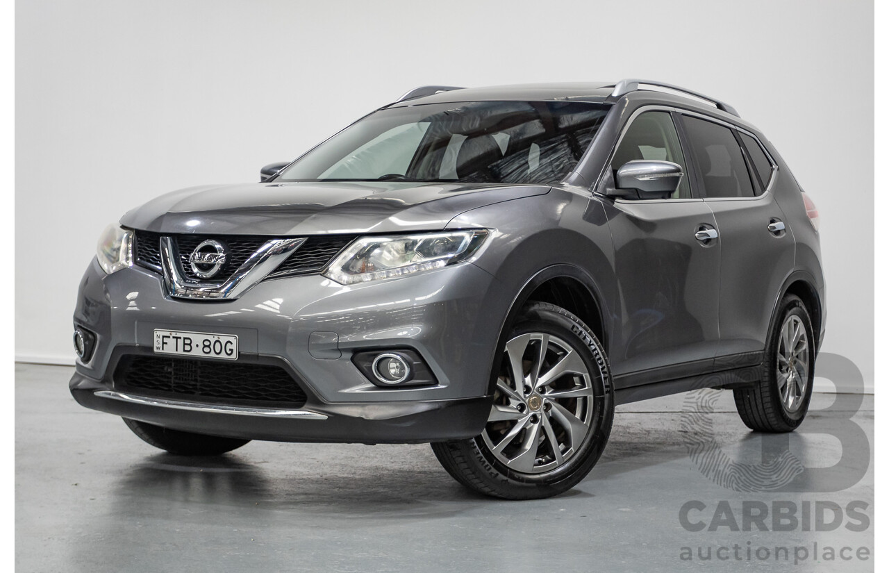 02/2017 Nissan X-Trail TL (4WD) T32 4D Wagon Gun Grey Turbo Diesel 1.6L