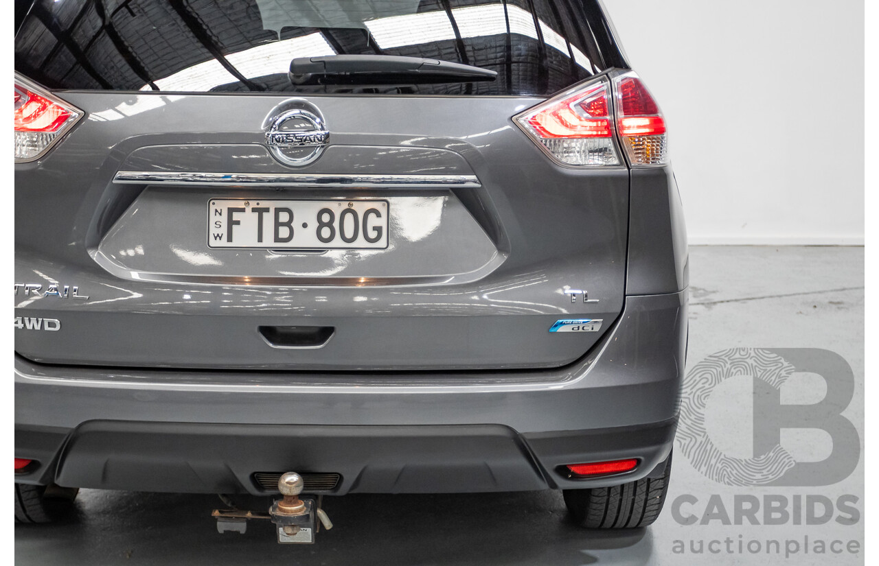 02/2017 Nissan X-Trail TL (4WD) T32 4D Wagon Gun Grey Turbo Diesel 1.6L