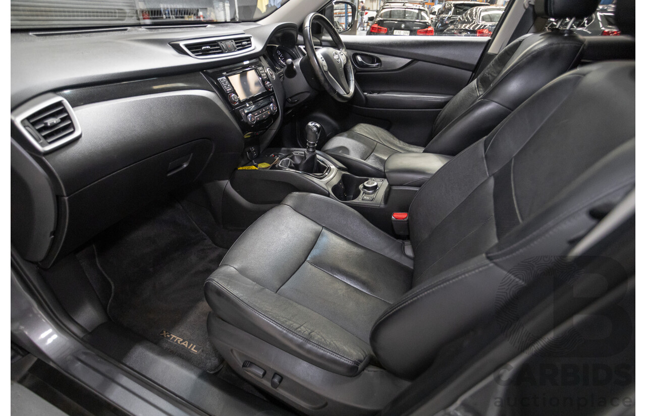 02/2017 Nissan X-Trail TL (4WD) T32 4D Wagon Gun Grey Turbo Diesel 1.6L