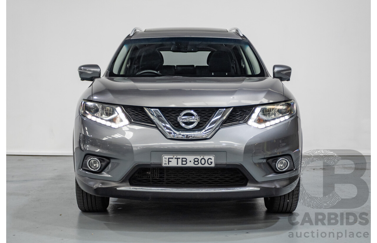 02/2017 Nissan X-Trail TL (4WD) T32 4D Wagon Gun Grey Turbo Diesel 1.6L