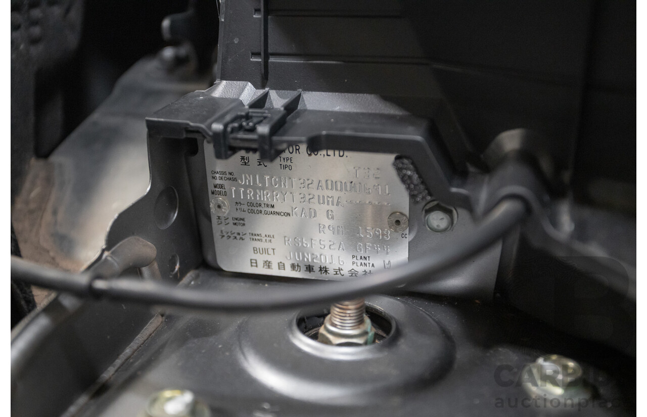 02/2017 Nissan X-Trail TL (4WD) T32 4D Wagon Gun Grey Turbo Diesel 1.6L