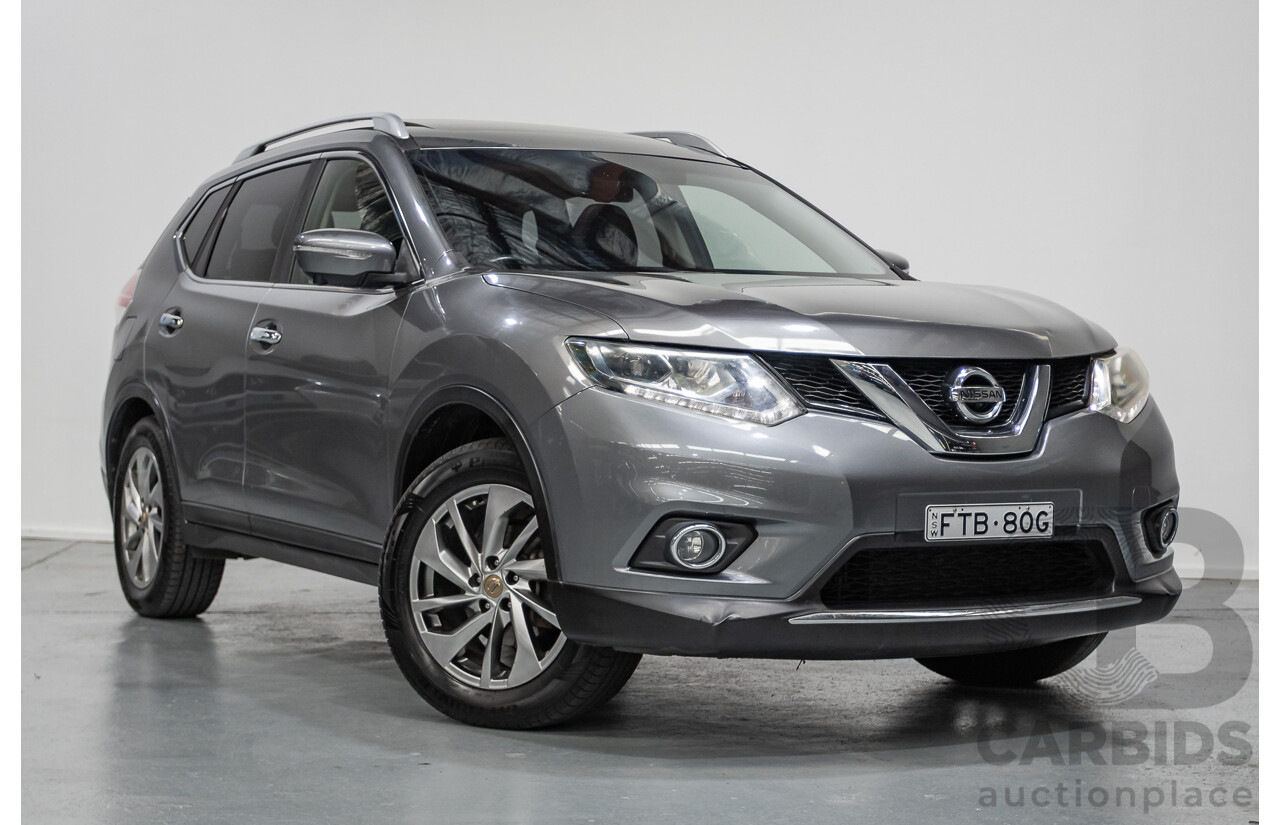 02/2017 Nissan X-Trail TL (4WD) T32 4D Wagon Gun Grey Turbo Diesel 1.6L