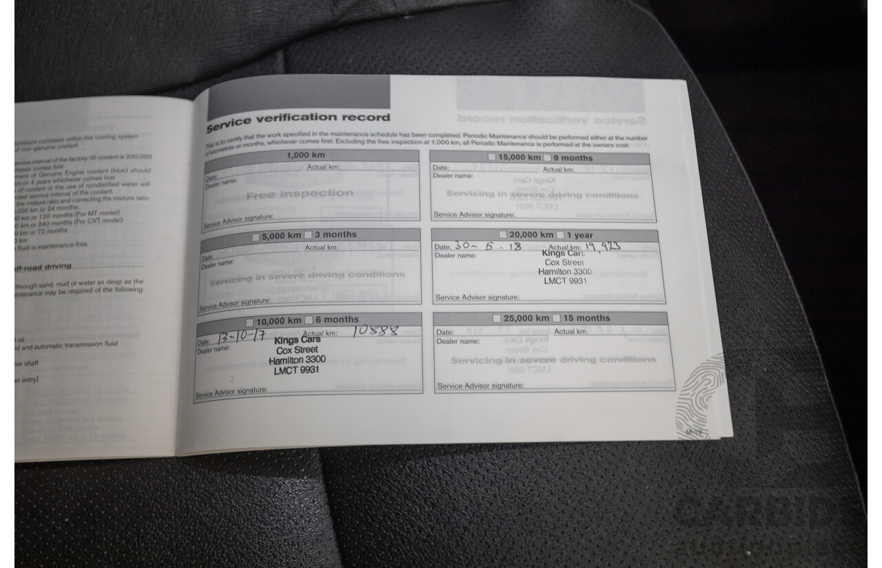 02/2017 Nissan X-Trail TL (4WD) T32 4D Wagon Gun Grey Turbo Diesel 1.6L