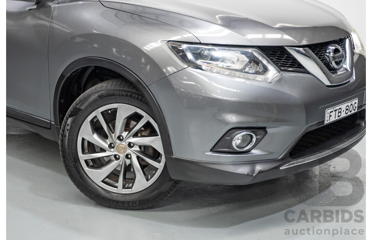 02/2017 Nissan X-Trail TL (4WD) T32 4D Wagon Gun Grey Turbo Diesel 1.6L