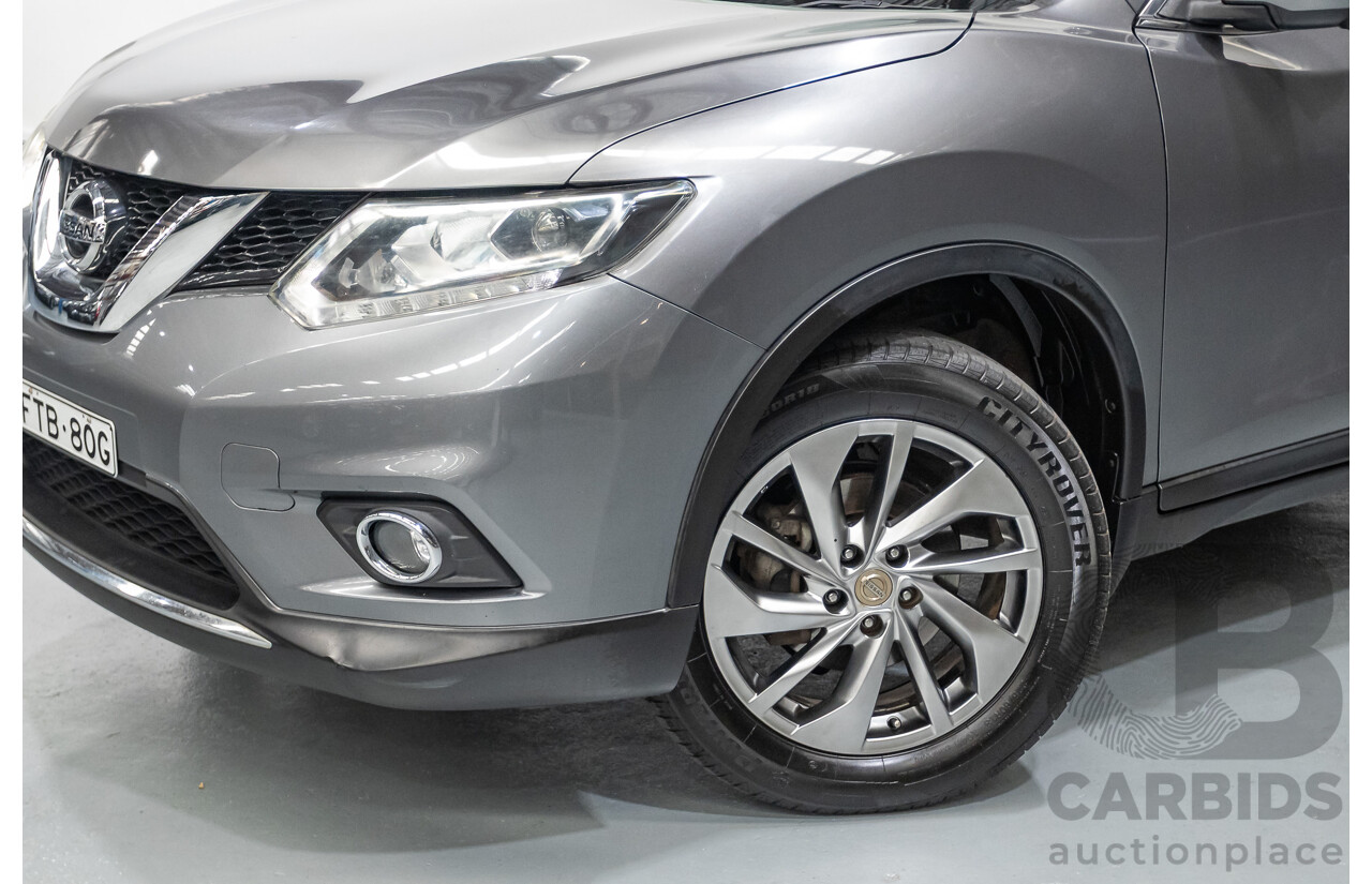 02/2017 Nissan X-Trail TL (4WD) T32 4D Wagon Gun Grey Turbo Diesel 1.6L