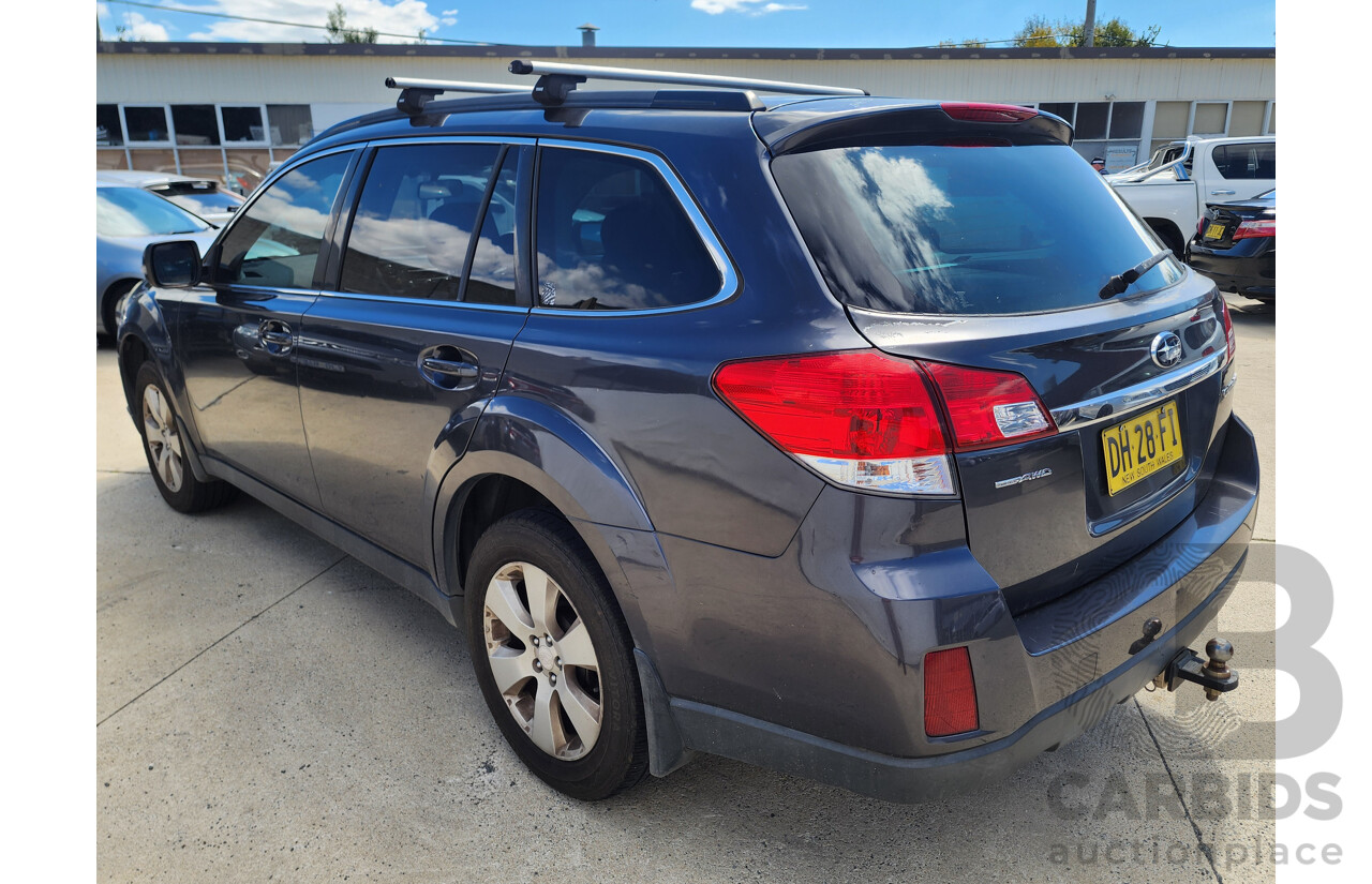4/2010 Subaru Outback 3.6R MY10 4d Wagon Grey 3.6L