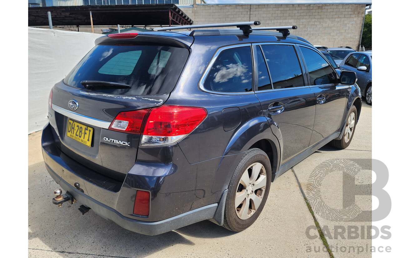 4/2010 Subaru Outback 3.6R MY10 4d Wagon Grey 3.6L