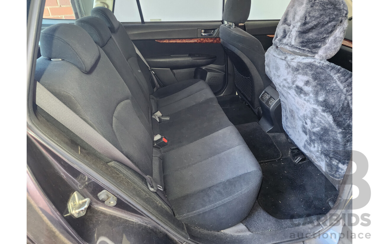 4/2010 Subaru Outback 3.6R MY10 4d Wagon Grey 3.6L