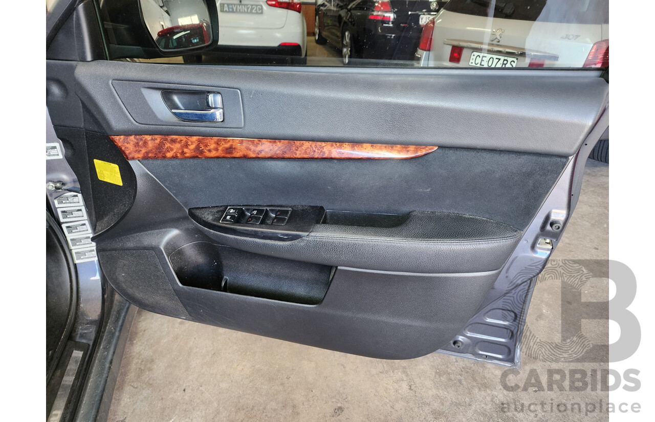 4/2010 Subaru Outback 3.6R MY10 4d Wagon Grey 3.6L