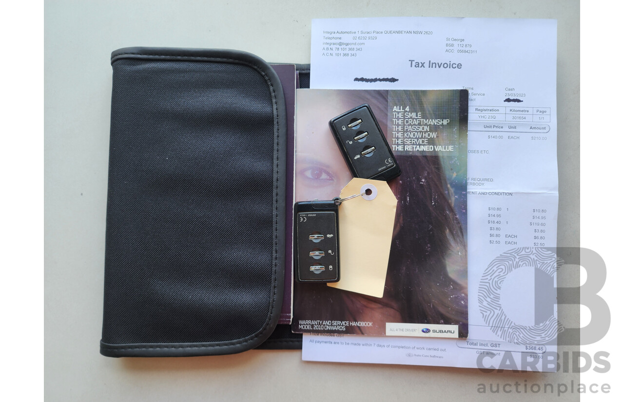 4/2010 Subaru Outback 3.6R MY10 4d Wagon Grey 3.6L