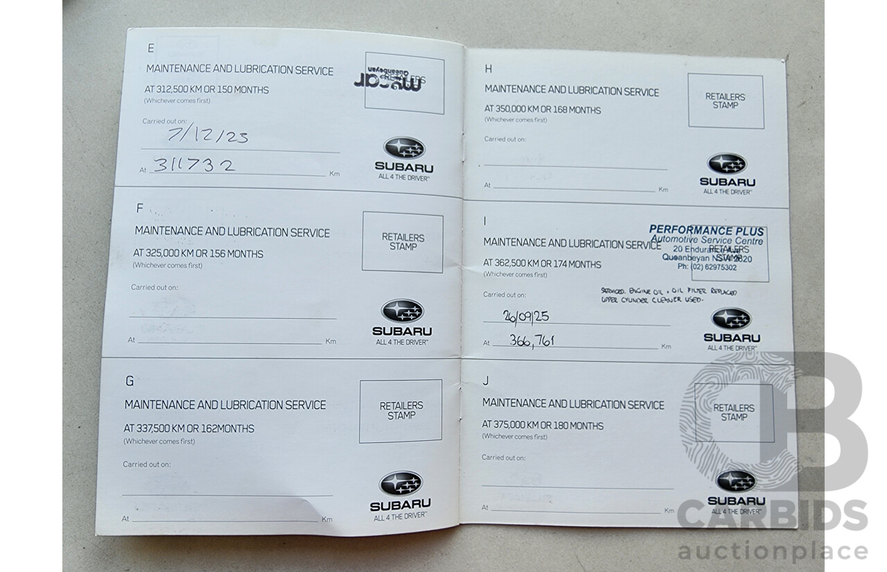 4/2010 Subaru Outback 3.6R MY10 4d Wagon Grey 3.6L