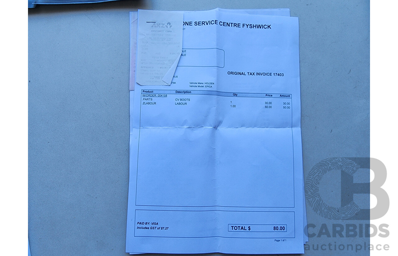 3/2011 Holden Epica CDXi EP MY11 4d Sedan Grey 2.5L