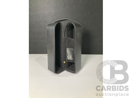 1661385 · Leather Wine Bottle Split Case