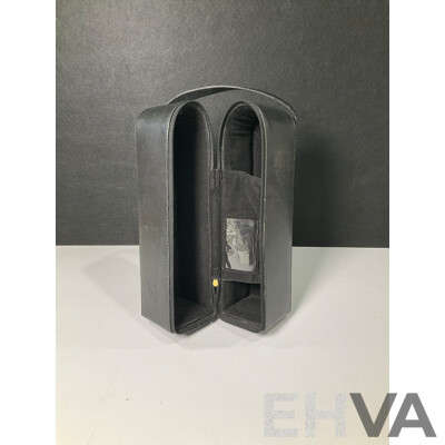 Leather Wine Bottle Split Case