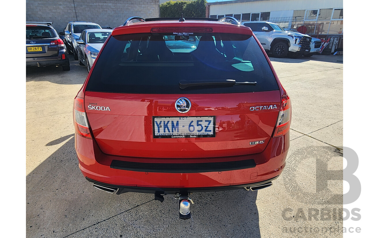 2/2015 Skoda Octavia RS 162 TSI NE MY15 4d Wagon Red 2.0L