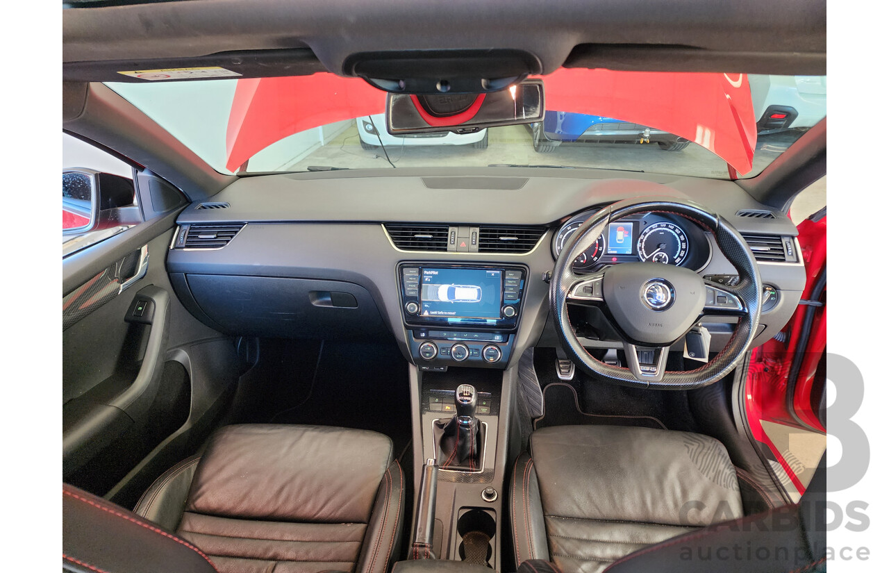 2/2015 Skoda Octavia RS 162 TSI NE MY15 4d Wagon Red 2.0L