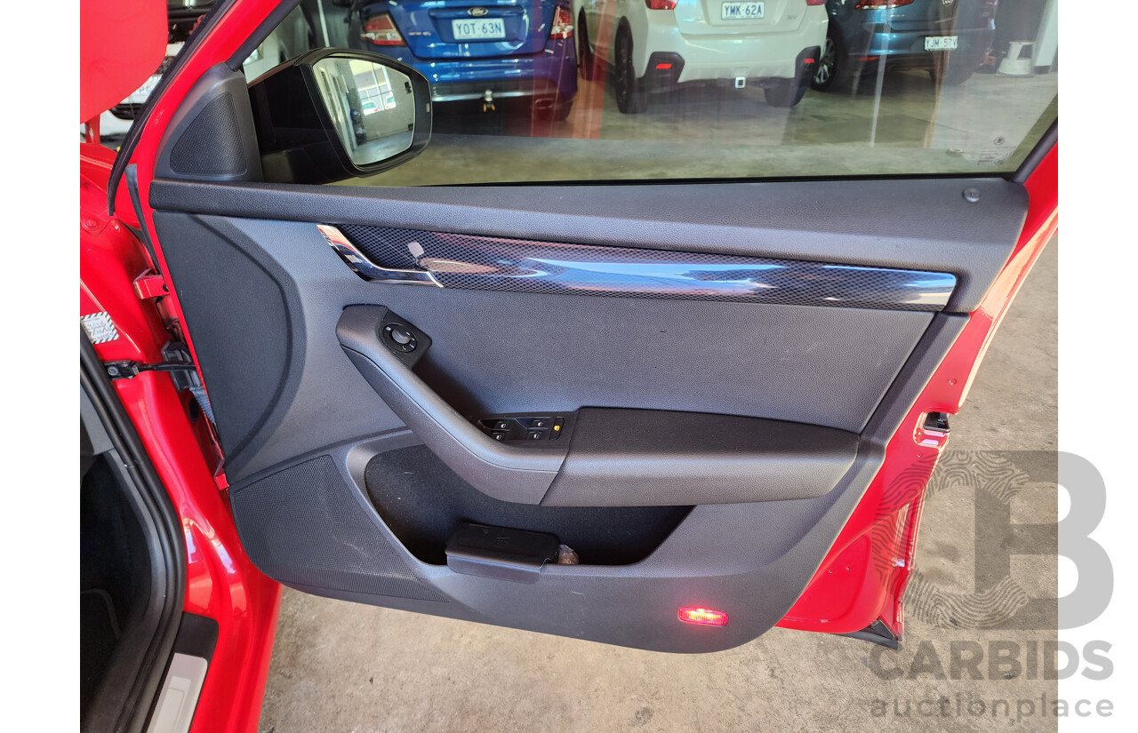 2/2015 Skoda Octavia RS 162 TSI NE MY15 4d Wagon Red 2.0L