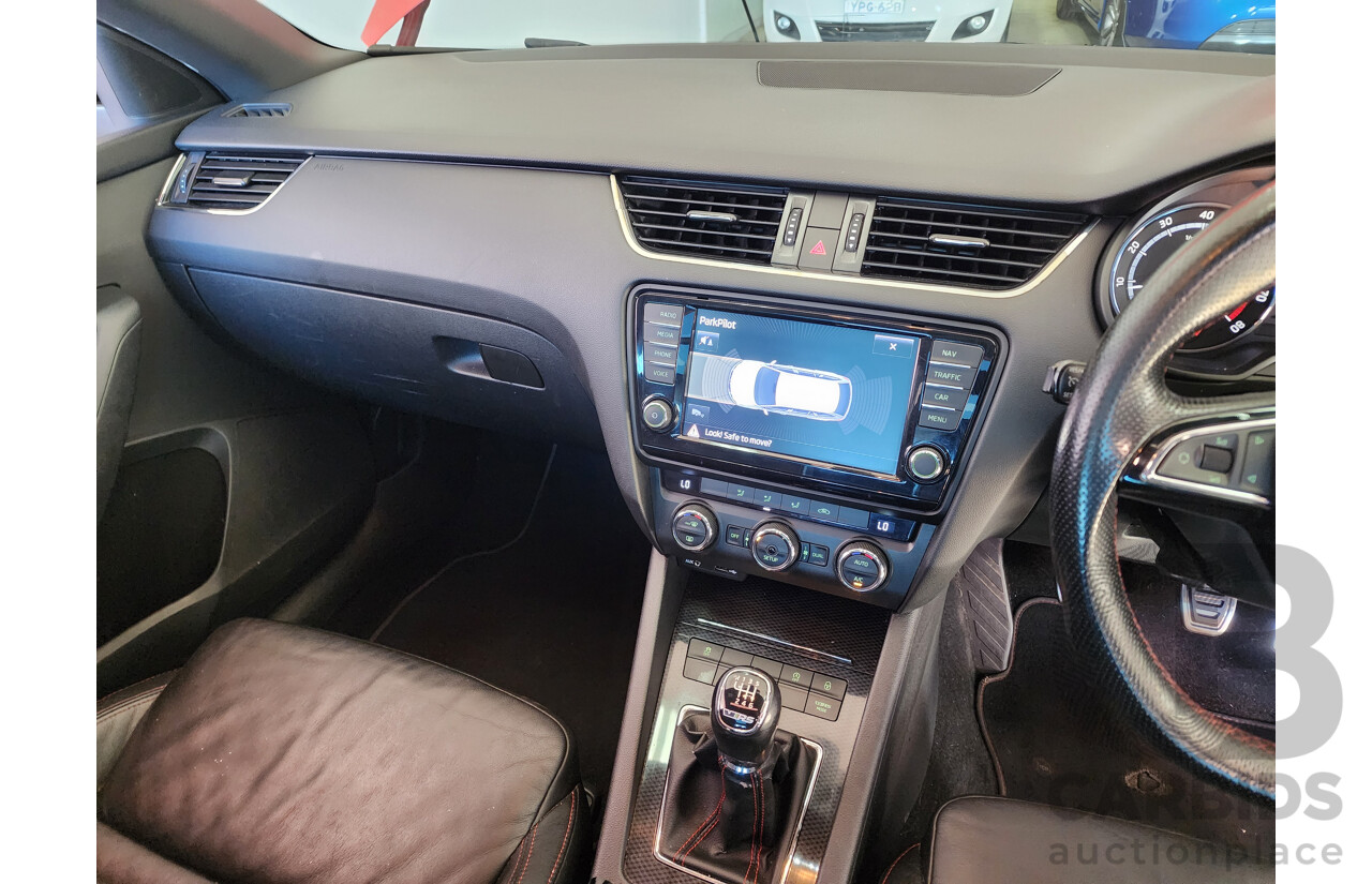 2/2015 Skoda Octavia RS 162 TSI NE MY15 4d Wagon Red 2.0L