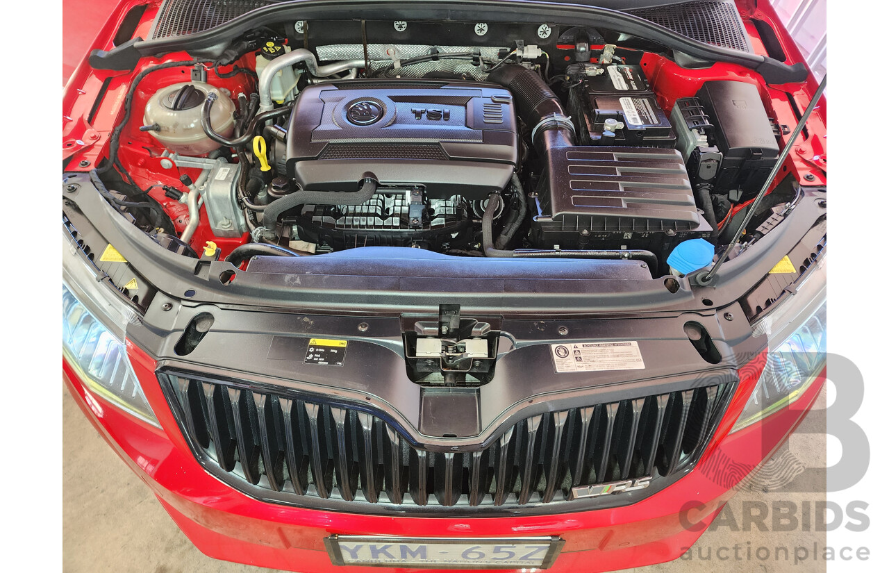 2/2015 Skoda Octavia RS 162 TSI NE MY15 4d Wagon Red 2.0L