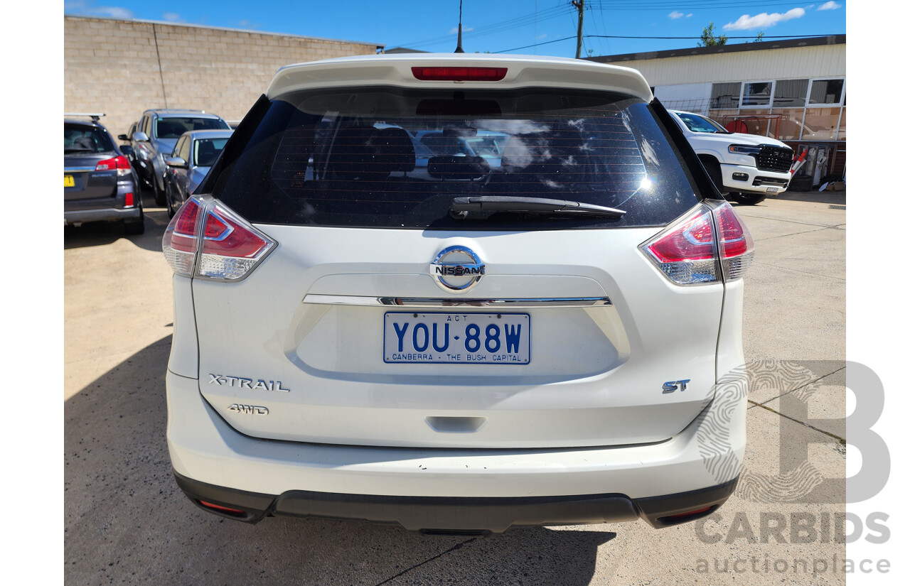 3/2014 Nissan X-Trail ST (4x4) T32 4d Wagon White 2.5L