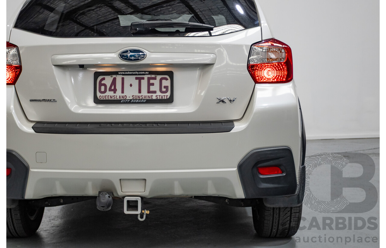 07/2013 Subaru XV 2.0i-L (AWD) MY13 4D Wagon White 2.0L