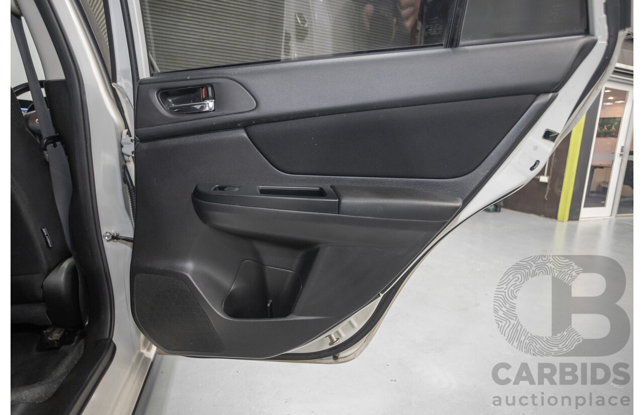 07/2013 Subaru XV 2.0i-L (AWD) MY13 4D Wagon White 2.0L