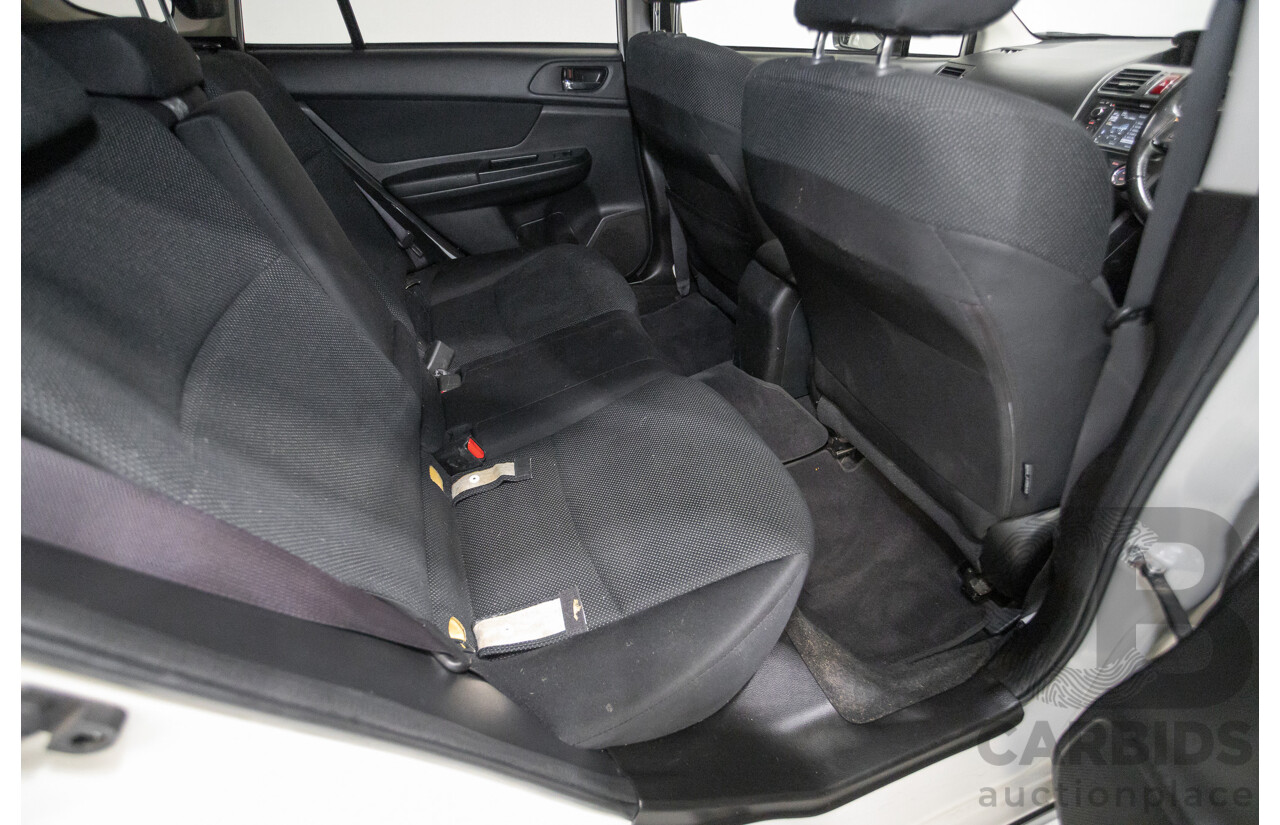 07/2013 Subaru XV 2.0i-L (AWD) MY13 4D Wagon White 2.0L