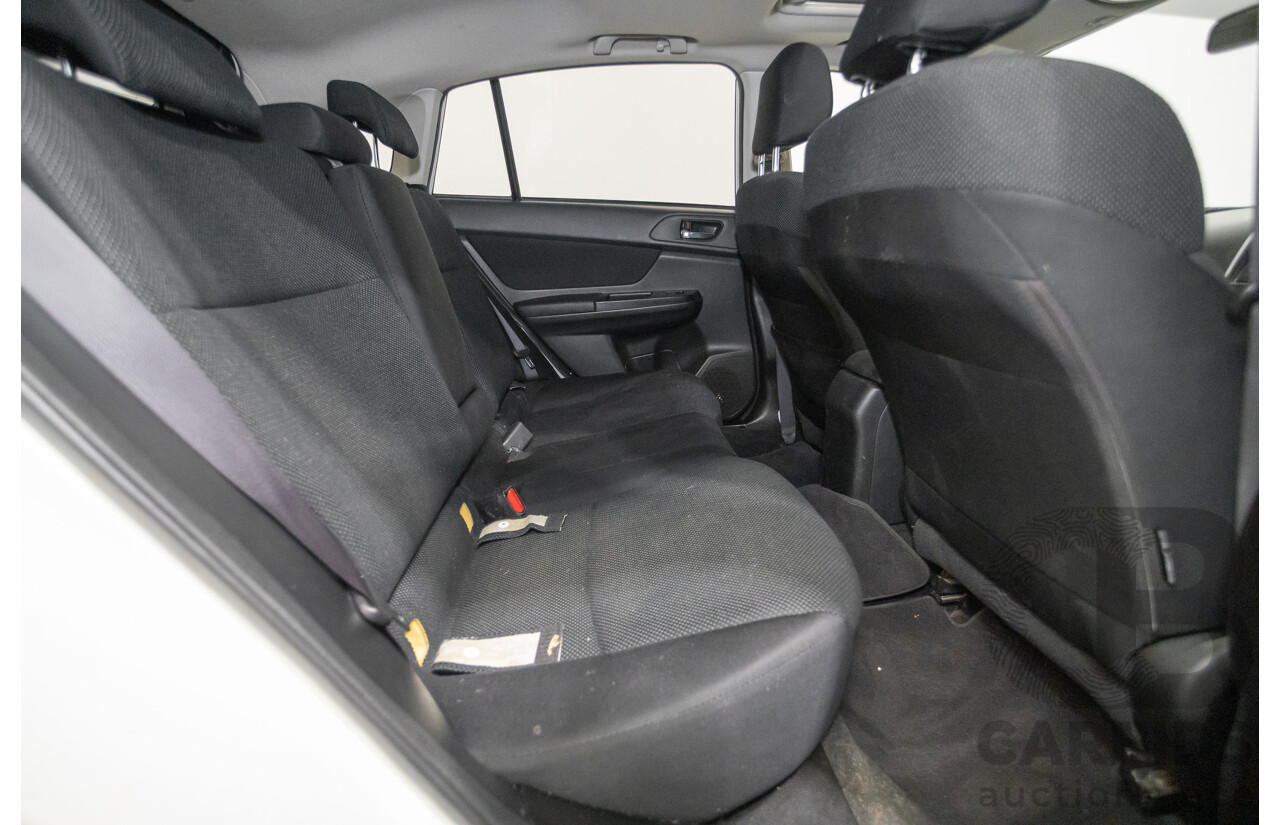 07/2013 Subaru XV 2.0i-L (AWD) MY13 4D Wagon White 2.0L