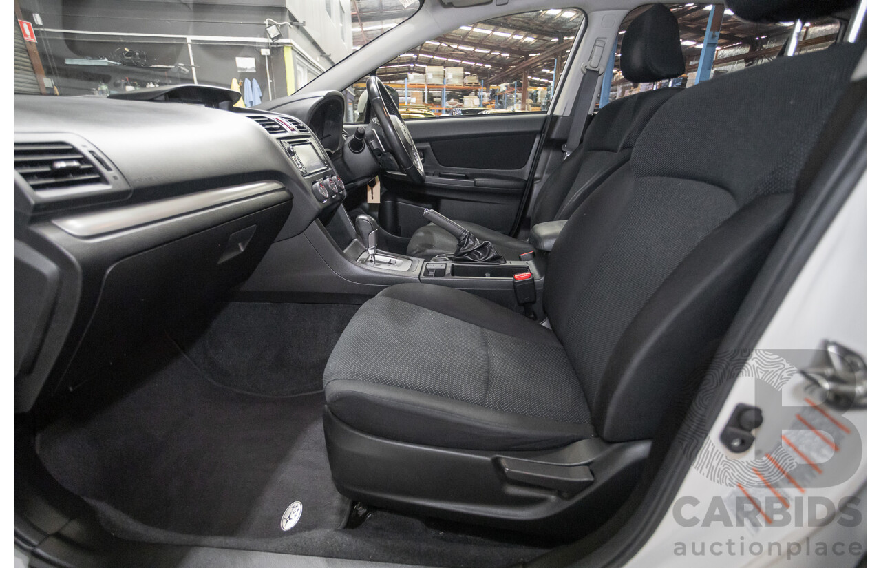 07/2013 Subaru XV 2.0i-L (AWD) MY13 4D Wagon White 2.0L