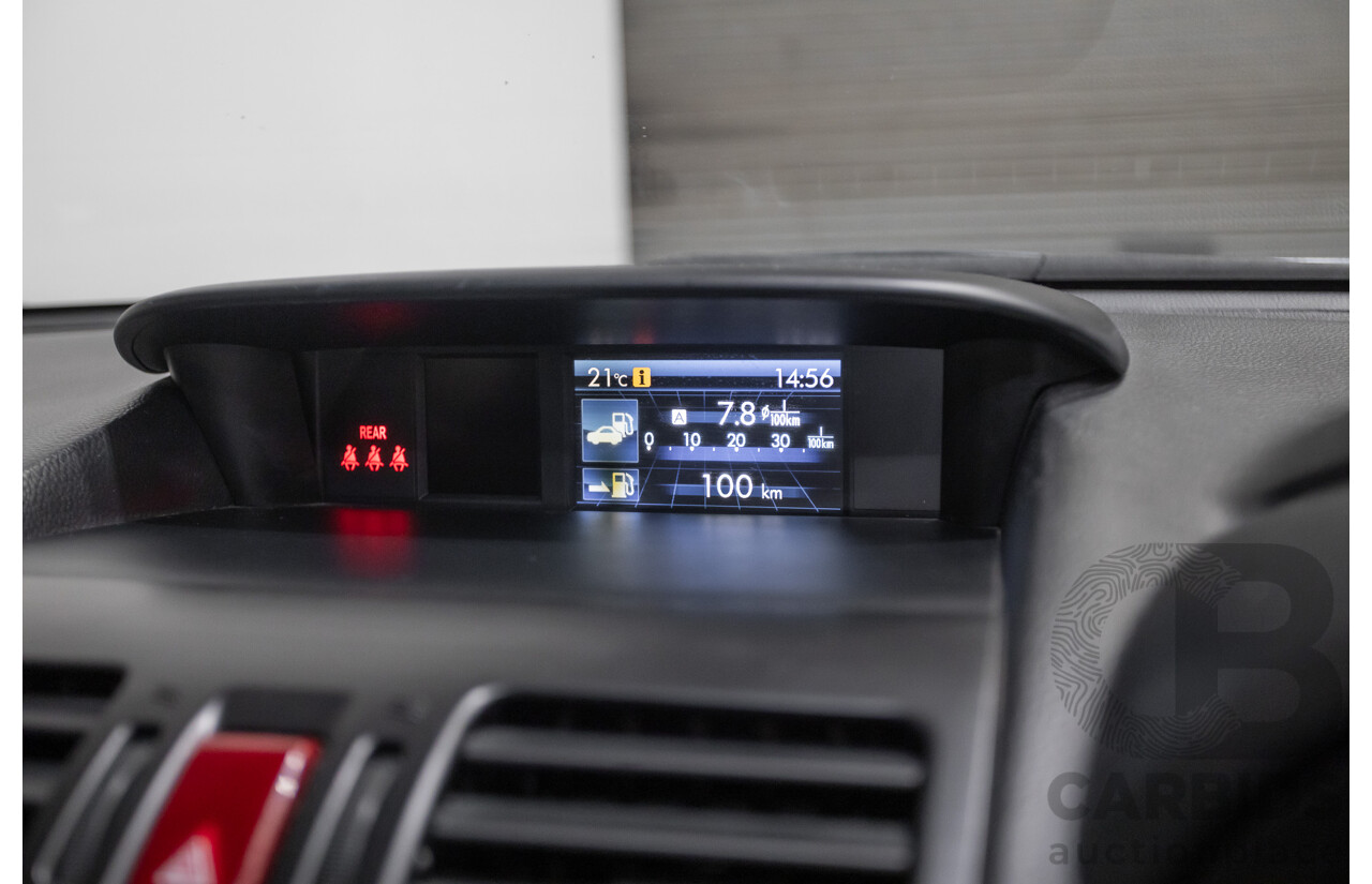 07/2013 Subaru XV 2.0i-L (AWD) MY13 4D Wagon White 2.0L