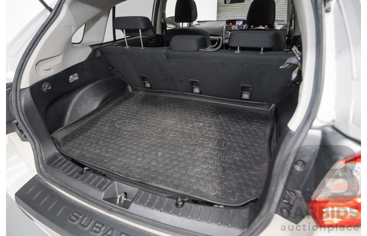 07/2013 Subaru XV 2.0i-L (AWD) MY13 4D Wagon White 2.0L