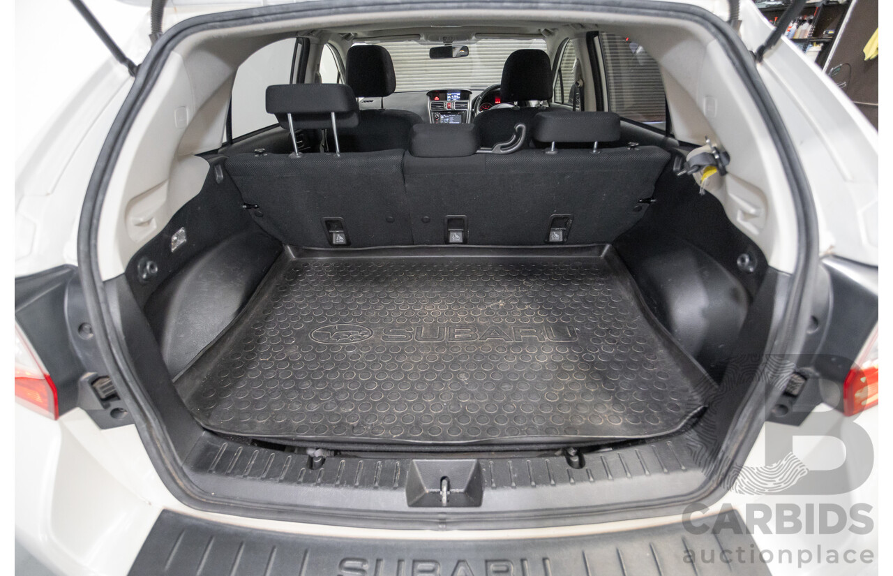 07/2013 Subaru XV 2.0i-L (AWD) MY13 4D Wagon White 2.0L