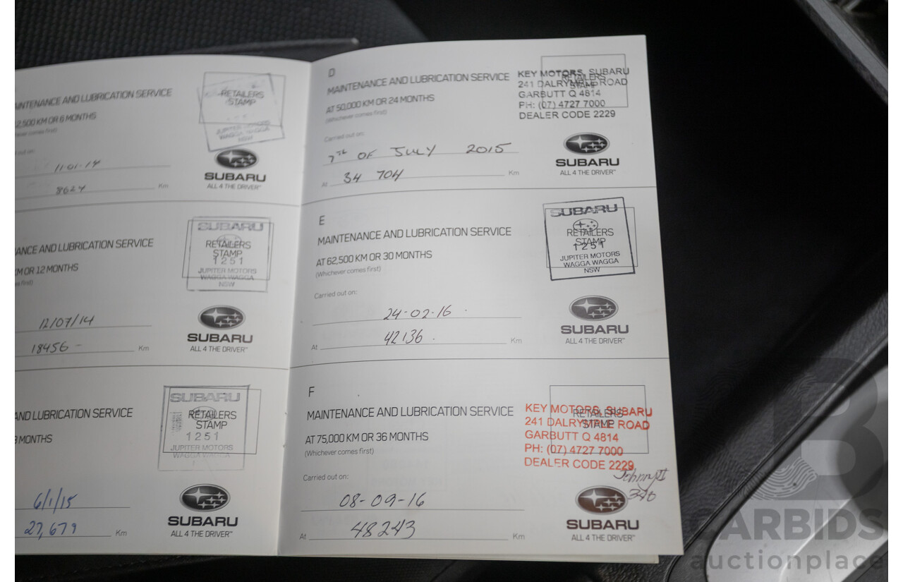 07/2013 Subaru XV 2.0i-L (AWD) MY13 4D Wagon White 2.0L