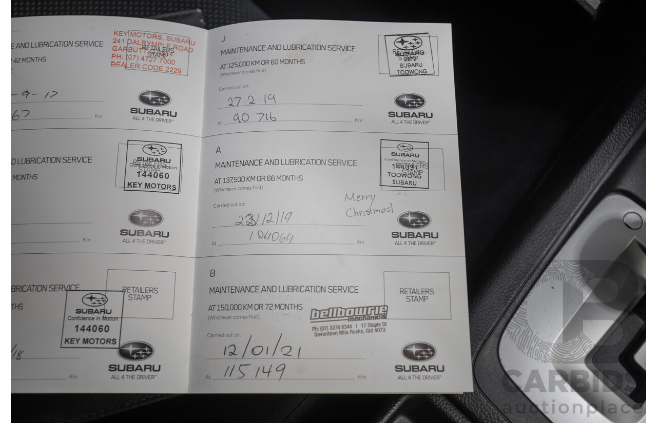 07/2013 Subaru XV 2.0i-L (AWD) MY13 4D Wagon White 2.0L