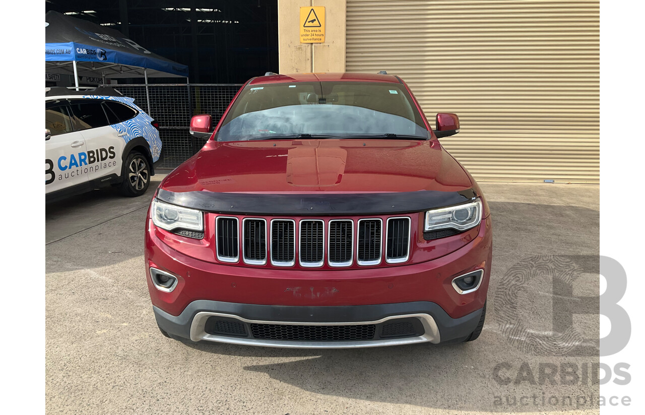 7/2015 Jeep Grand Cherokee Limited (4x4) WK MY15 4d Wagon Red 3.6L