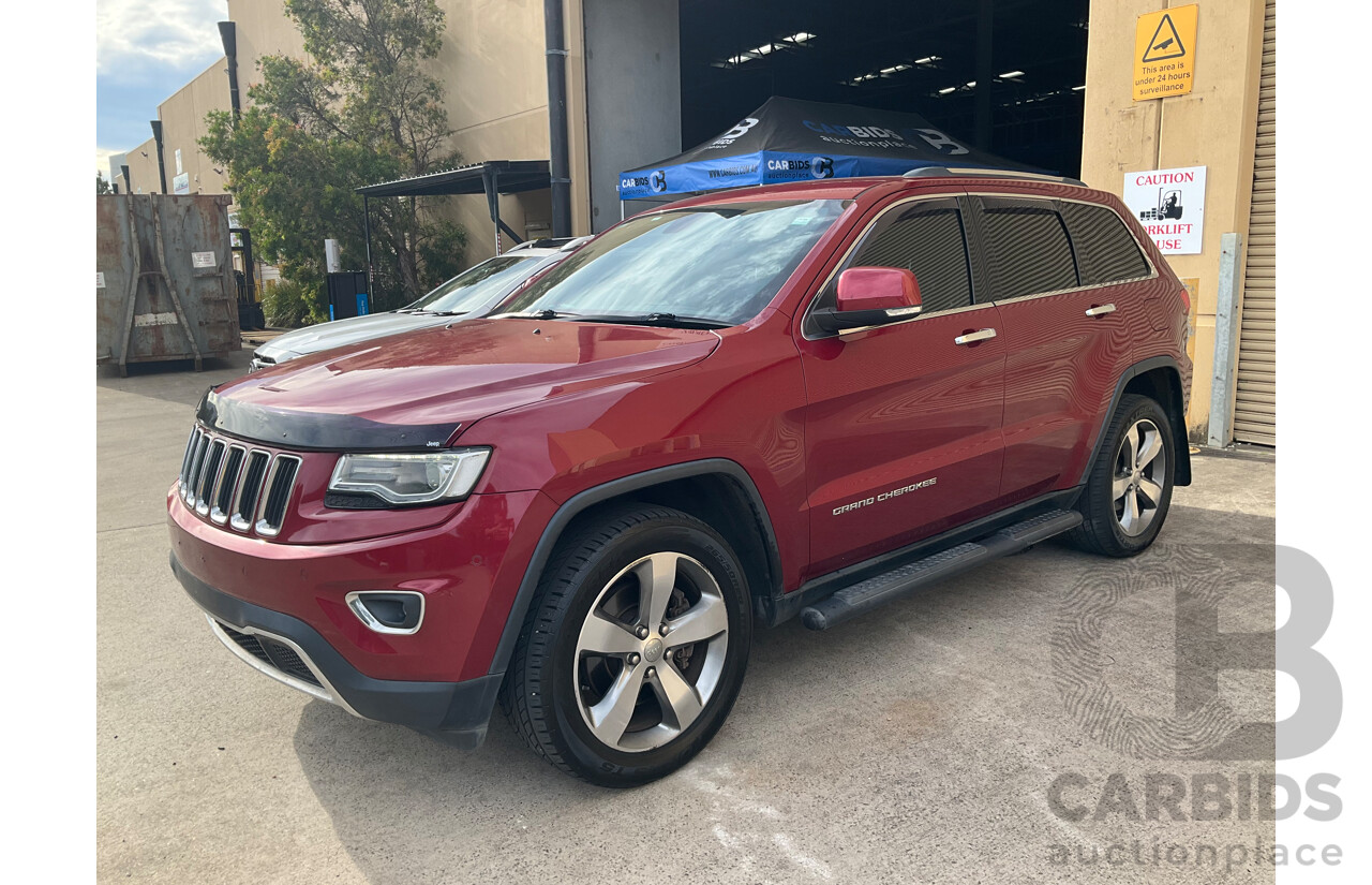 7/2015 Jeep Grand Cherokee Limited (4x4) WK MY15 4d Wagon Red 3.6L