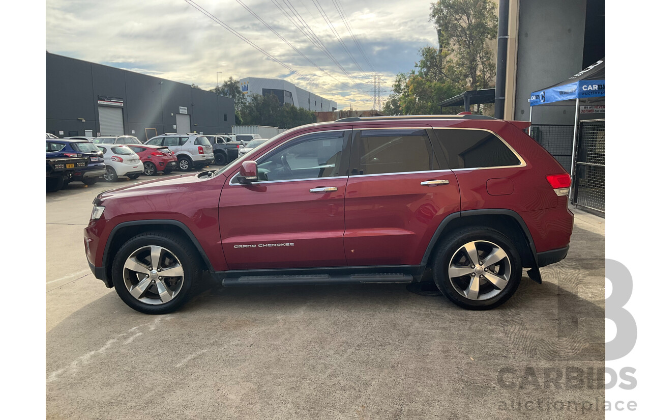 7/2015 Jeep Grand Cherokee Limited (4x4) WK MY15 4d Wagon Red 3.6L