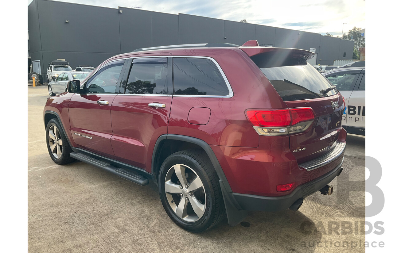 7/2015 Jeep Grand Cherokee Limited (4x4) WK MY15 4d Wagon Red 3.6L