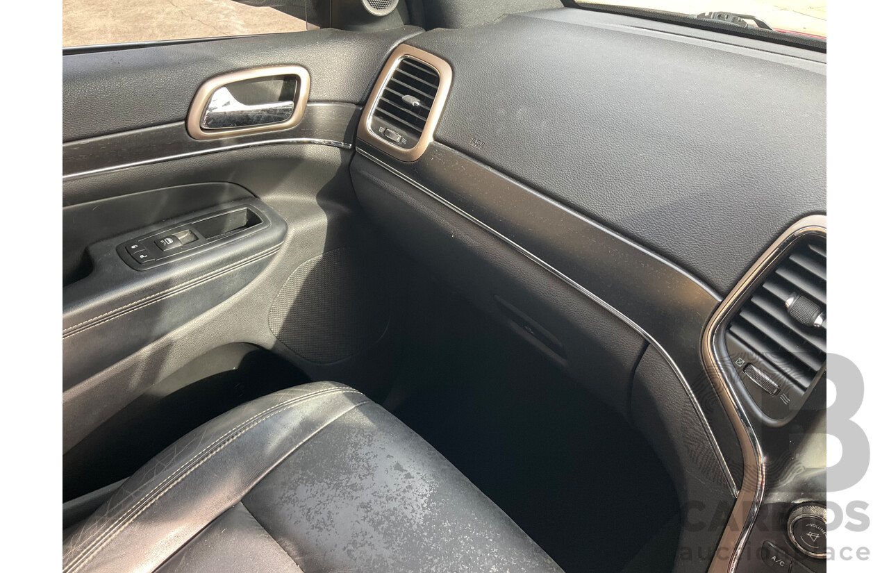 7/2015 Jeep Grand Cherokee Limited (4x4) WK MY15 4d Wagon Red 3.6L