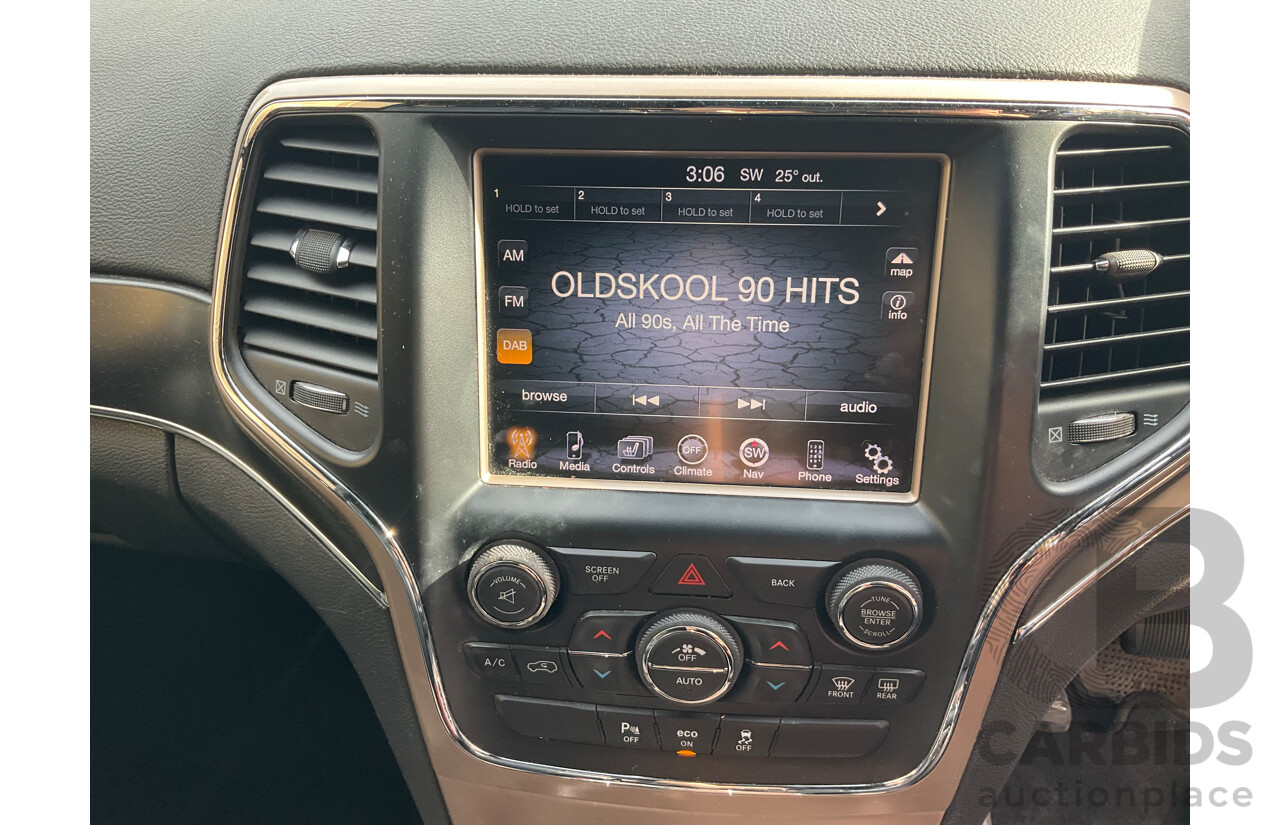 7/2015 Jeep Grand Cherokee Limited (4x4) WK MY15 4d Wagon Red 3.6L