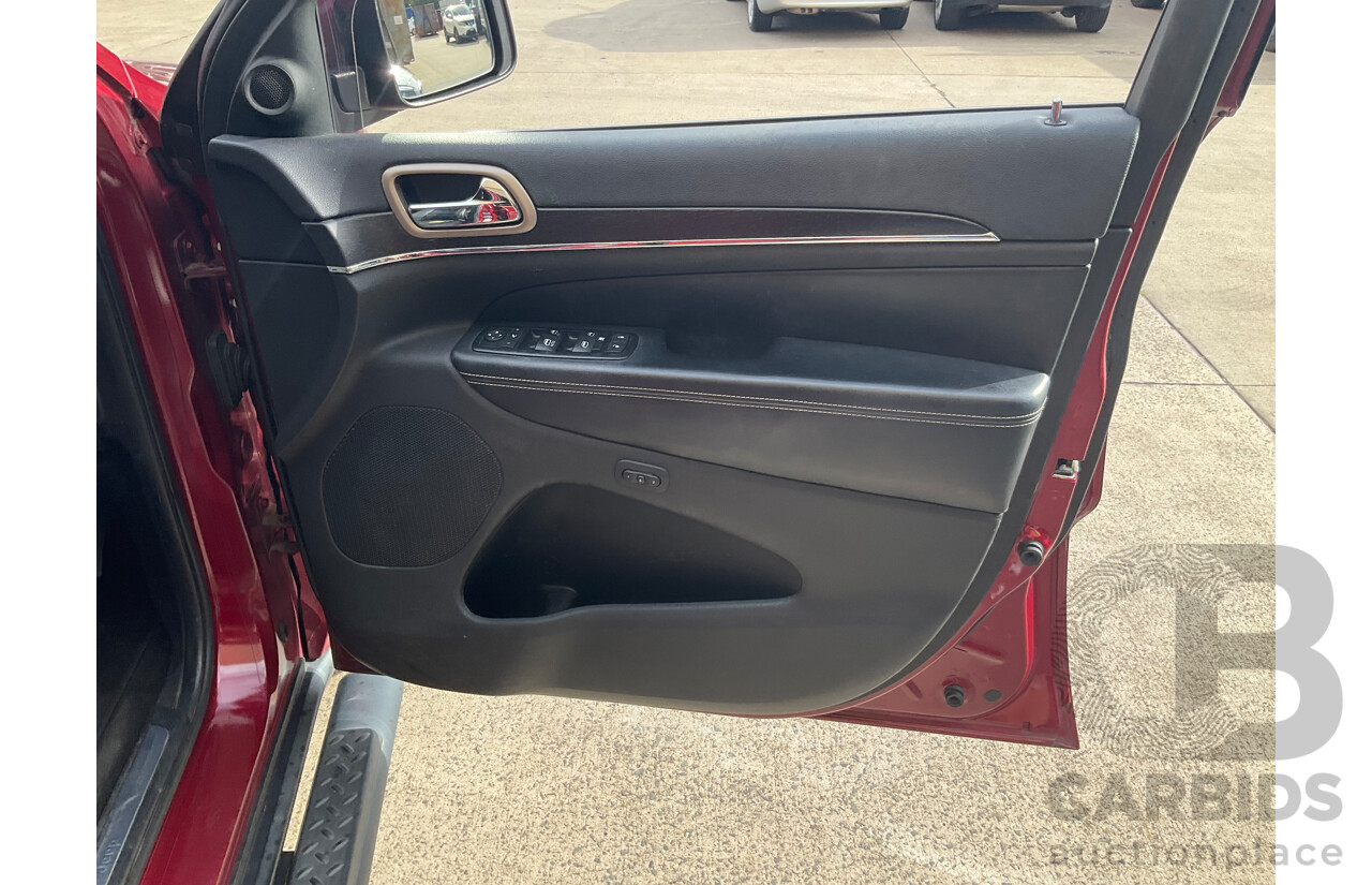 7/2015 Jeep Grand Cherokee Limited (4x4) WK MY15 4d Wagon Red 3.6L