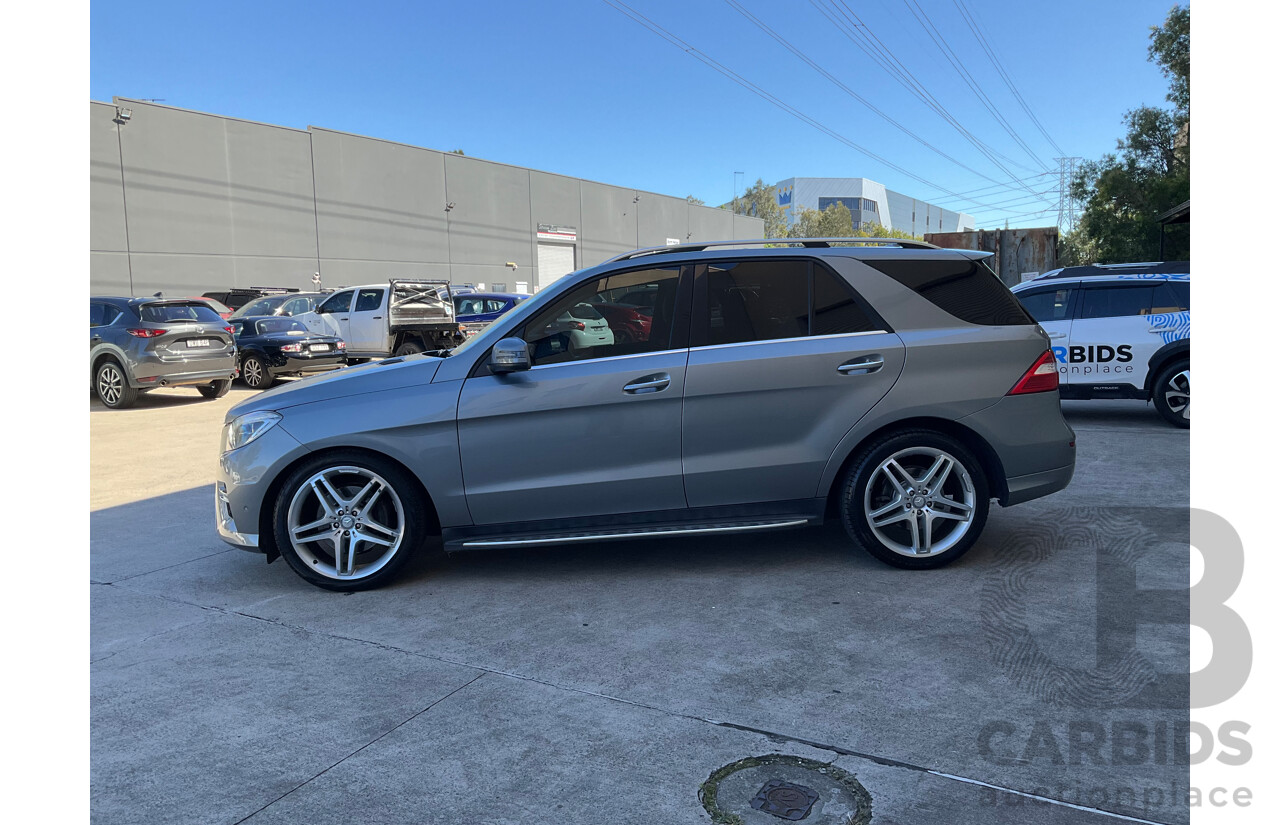06/2013 Mercedes-Benz ML 350CDI Bluetec (4x4) AWD 166 4D Wagon Silver Turbo Diesel 3.0L