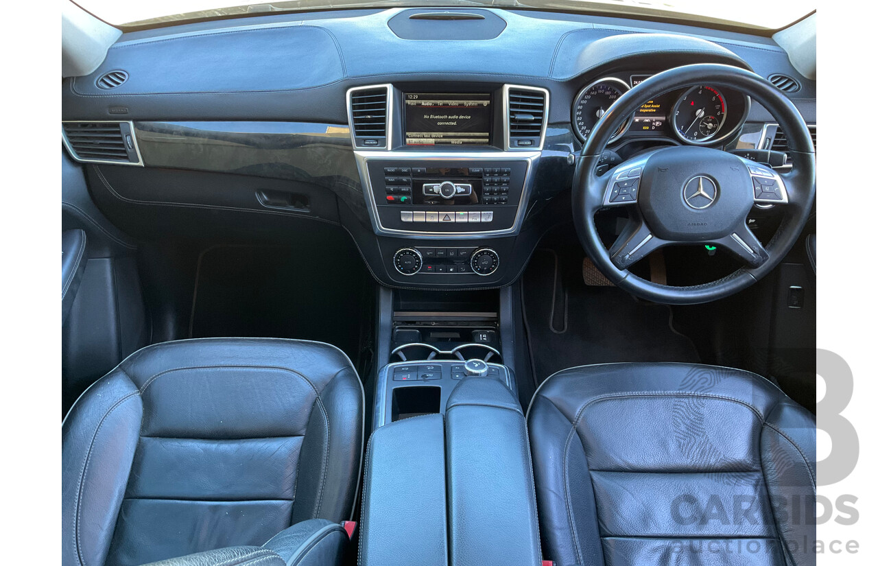 06/2013 Mercedes-Benz ML 350CDI Bluetec (4x4) AWD 166 4D Wagon Silver Turbo Diesel 3.0L