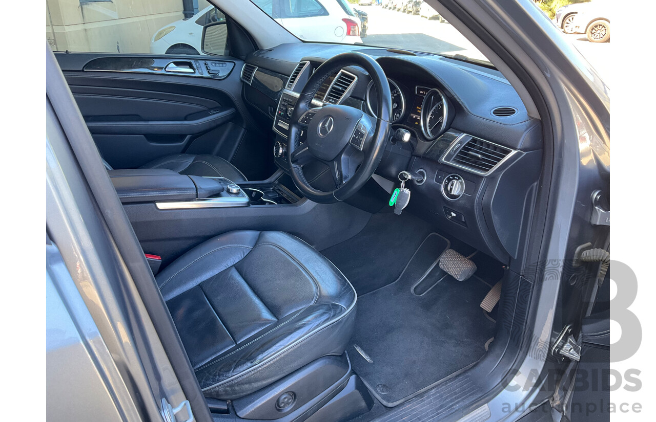 06/2013 Mercedes-Benz ML 350CDI Bluetec (4x4) AWD 166 4D Wagon Silver Turbo Diesel 3.0L