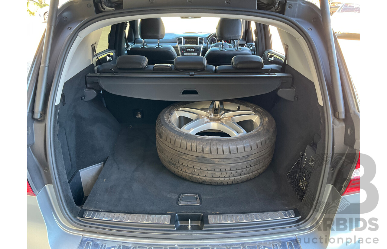 06/2013 Mercedes-Benz ML 350CDI Bluetec (4x4) AWD 166 4D Wagon Silver Turbo Diesel 3.0L