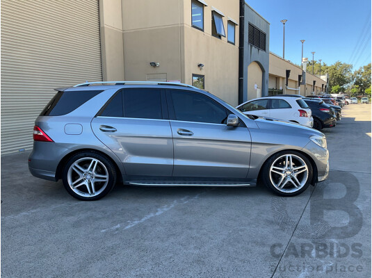 06/2013 Mercedes-Benz ML 350CDI Bluetec (4x4) AWD 166 4D Wagon Silver Turbo Diesel 3.0L