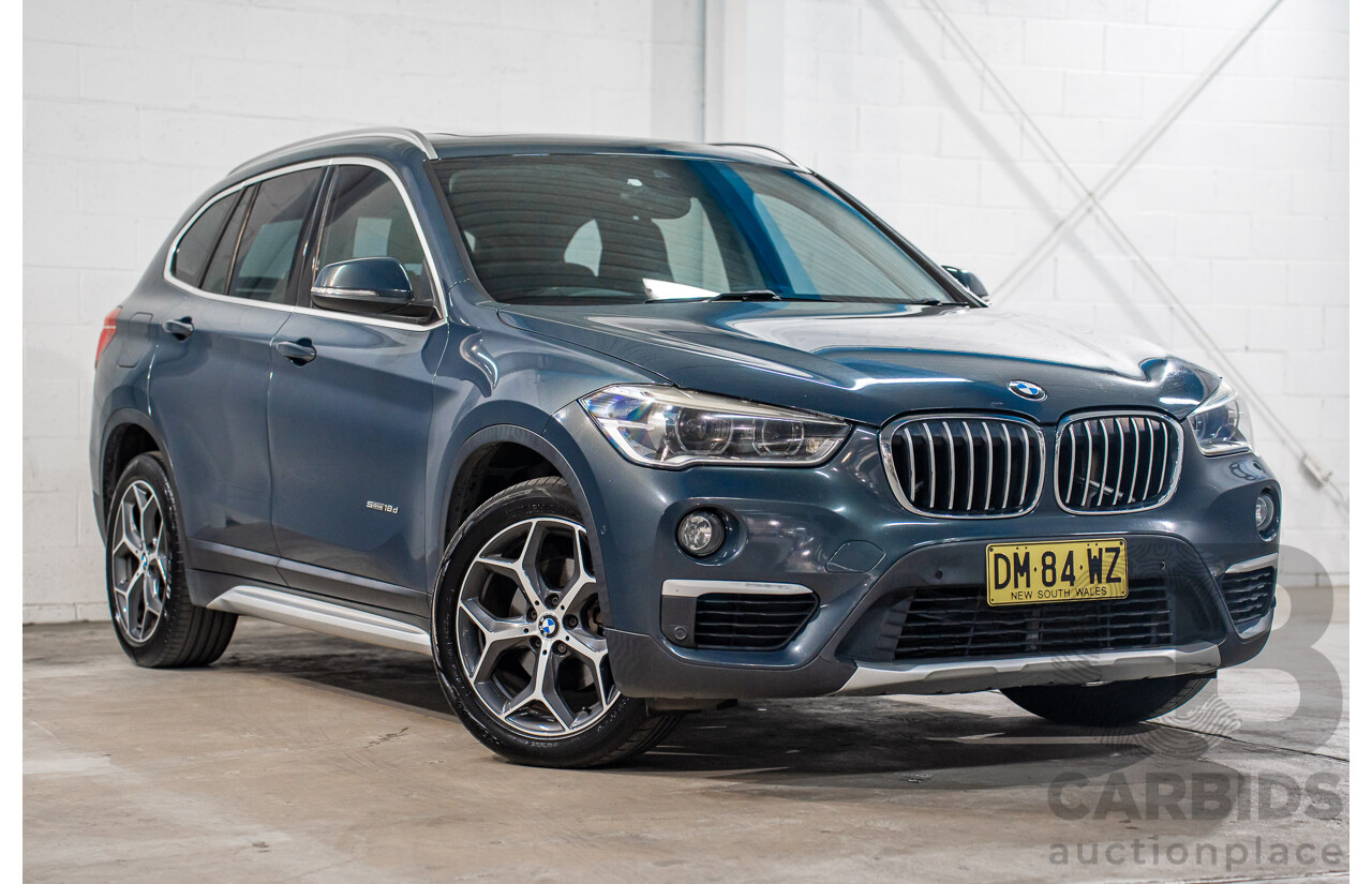 01/2016 BMW X1 sDrive18d (FWD) F48 4D Wagon Atlantic Grey Metallic Turbo Diesel 2.0L