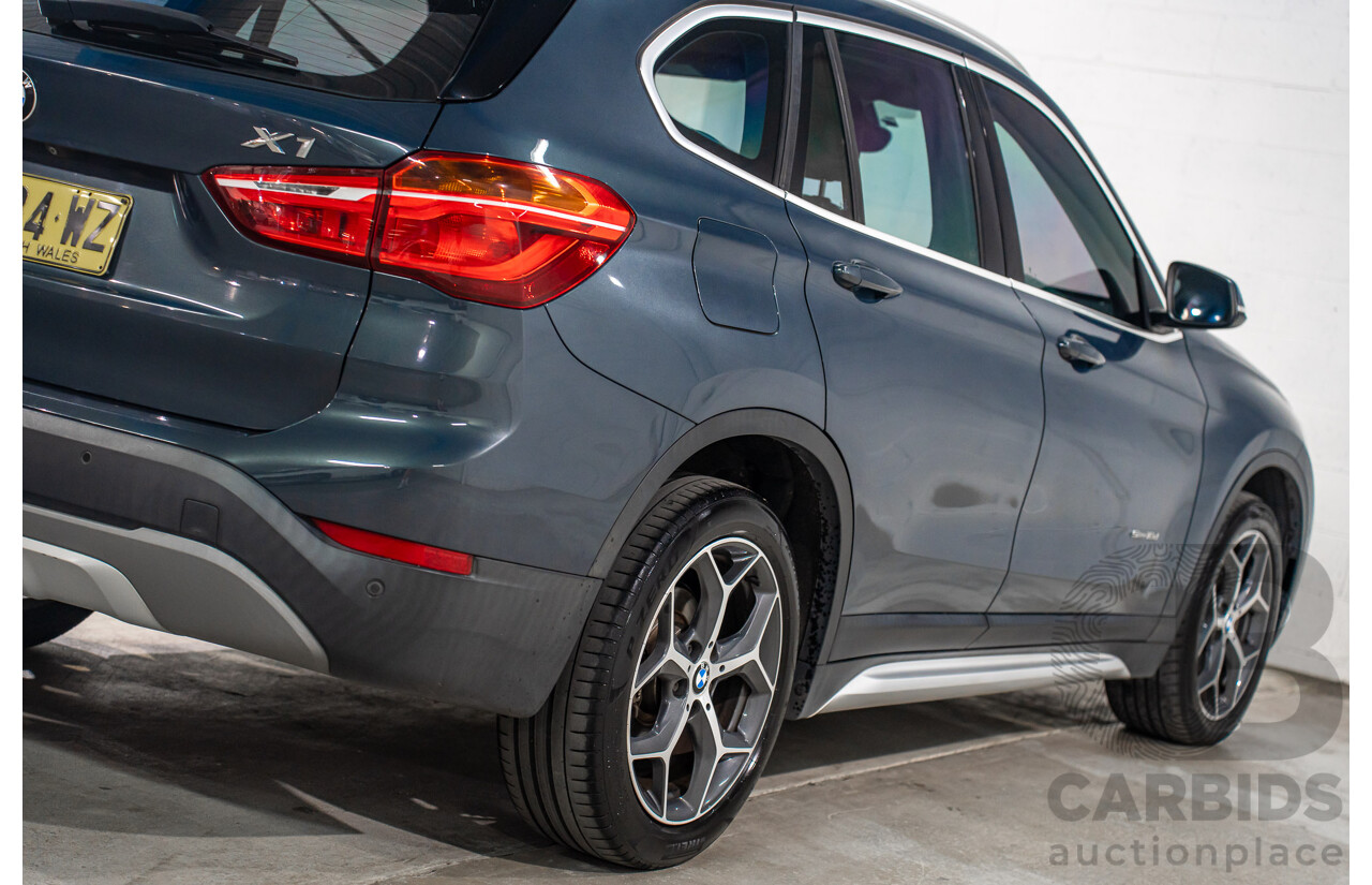 01/2016 BMW X1 sDrive18d (FWD) F48 4D Wagon Atlantic Grey Metallic Turbo Diesel 2.0L