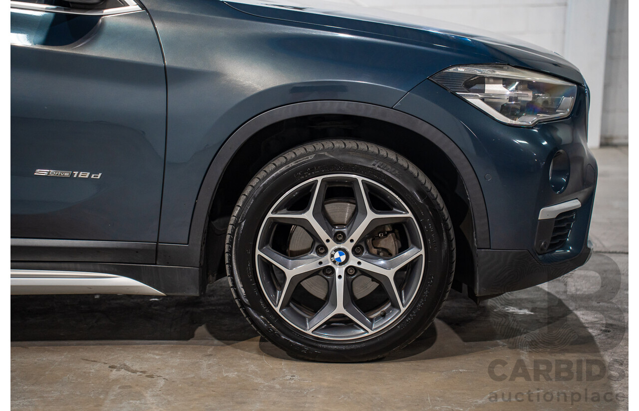 01/2016 BMW X1 sDrive18d (FWD) F48 4D Wagon Atlantic Grey Metallic Turbo Diesel 2.0L